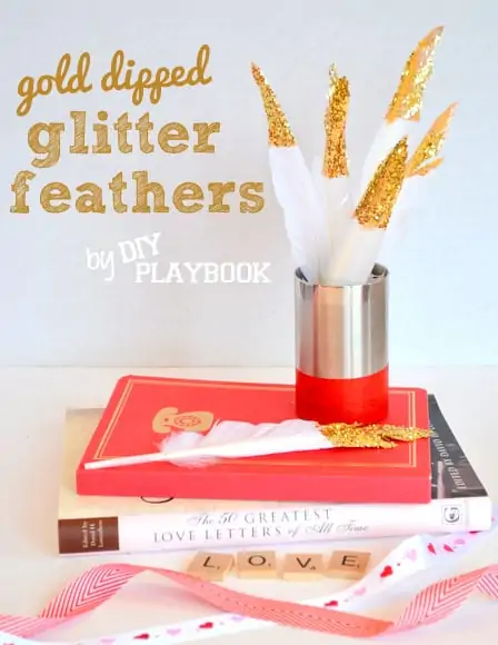 Gold-Dipped-Glitter-Feathers