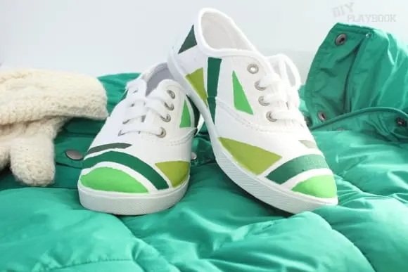 DIY Painted Shoes for St. Patrick’s Day