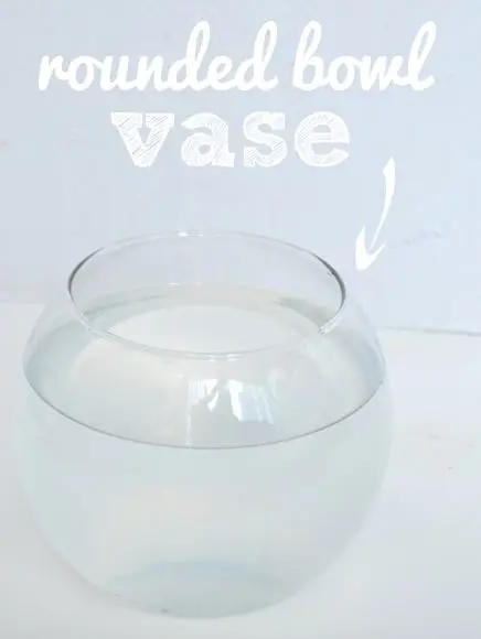 Rounded bowl vase