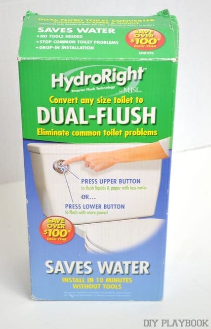 Did you know that a dual flush kit can save you water? Learn how to install one here. 