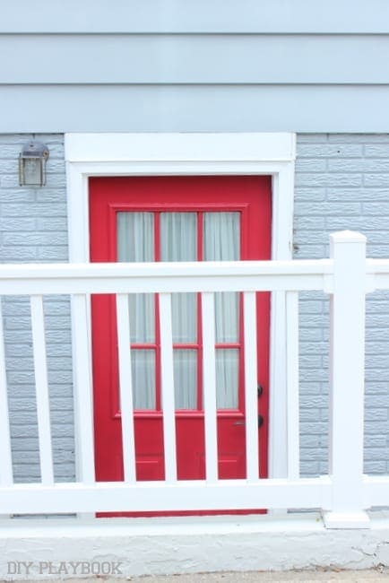 red doorway