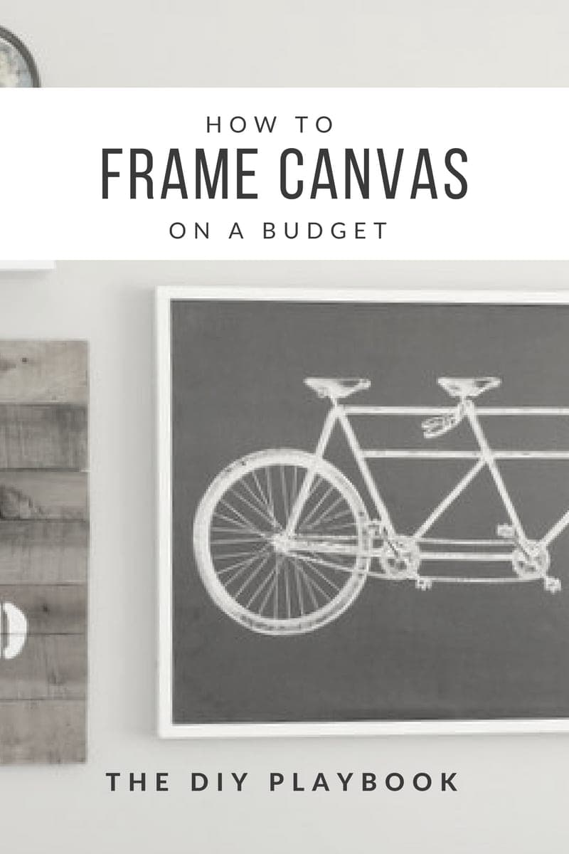 How to Frame Canvas on a Budget