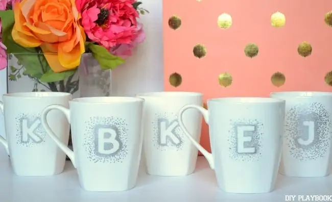 Monogrammed mugs are a great gift of appreciation for friends--especially bridesmaids. 