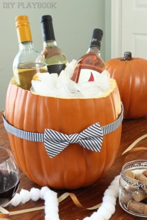 How to Create a Pumpkin Cooler for your Halloween Party