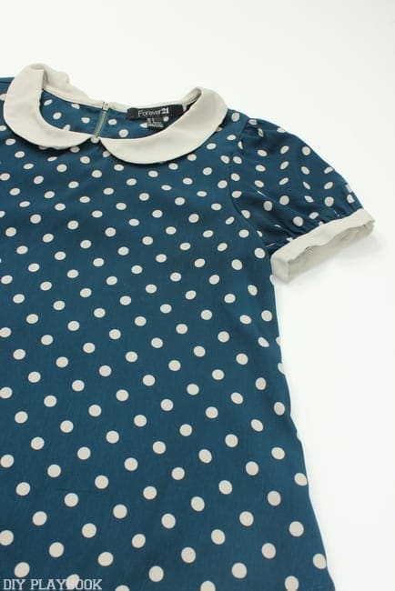 Cute Forever 21 top with a Peter Pan collar.