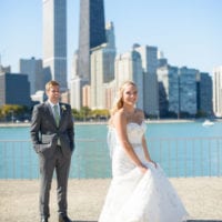 Olive Park is such a great Chicago photo spot, especially for weddings!
