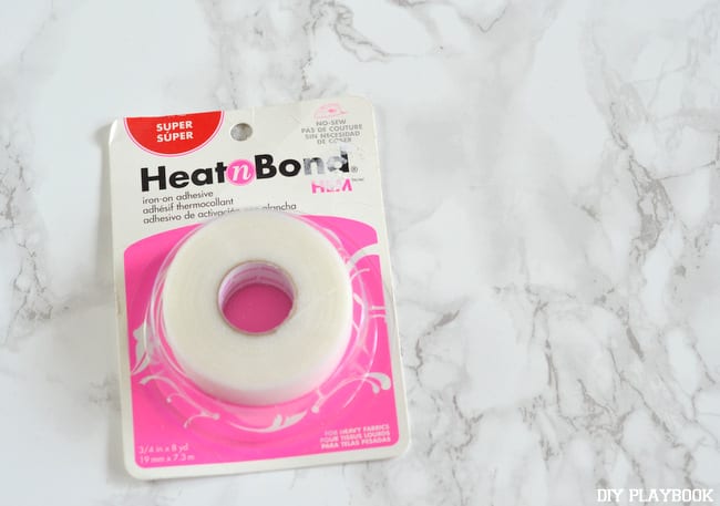 All the supplies you'll need- heat bond