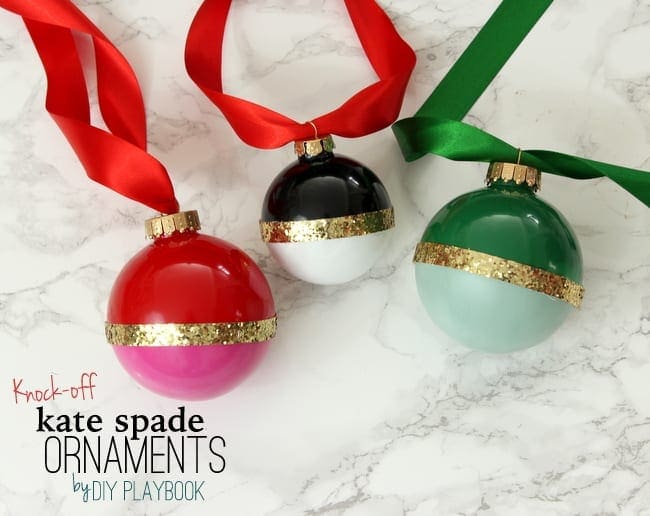 DIY Knock Off Kate Space Ornaments | DIY Playbook