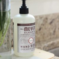 This Meyers kitchen hand soap is organic.