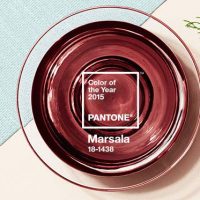 Marsala is the color of the year for 2015.