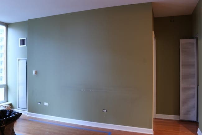 There's that green wall color again! Definitely time to update this.