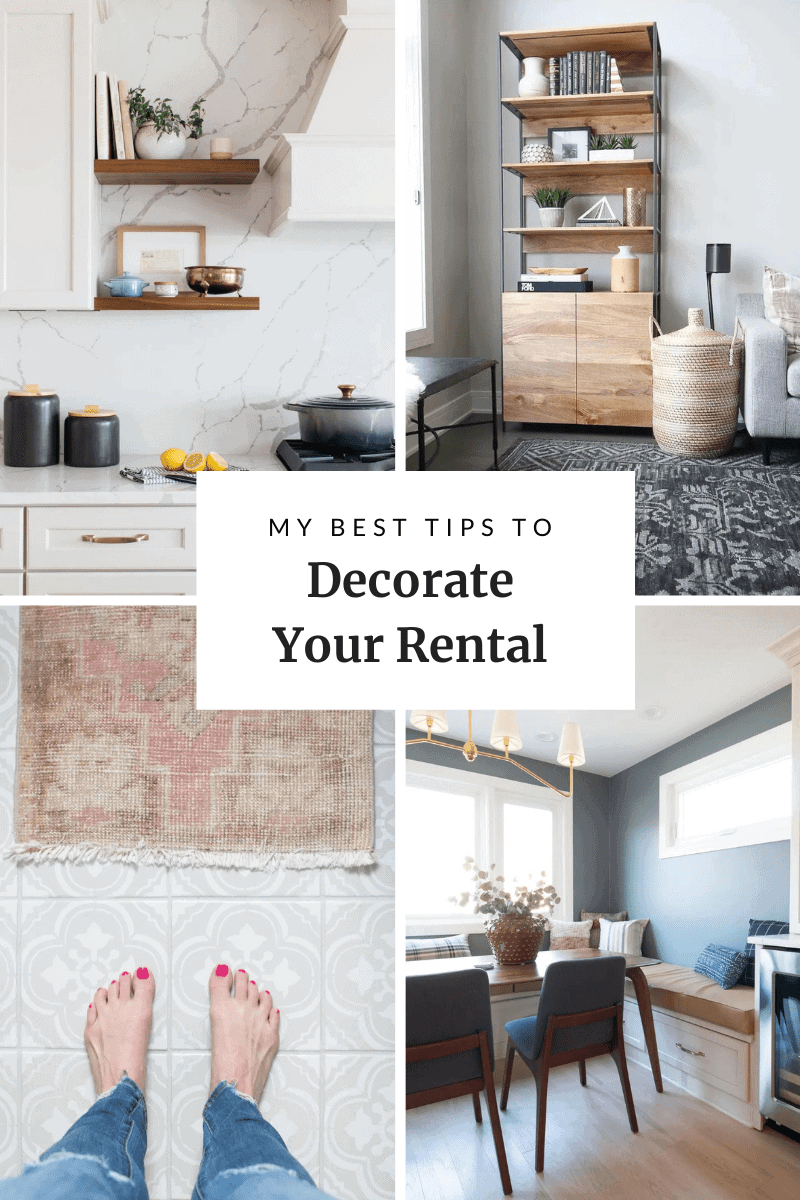 how to decorate a rental