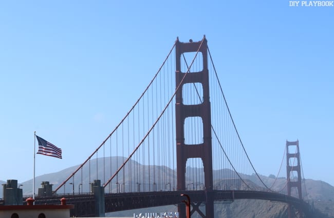 The historical Golden Gate bridge - a memory from our Seattle to San Francisco road trip.
