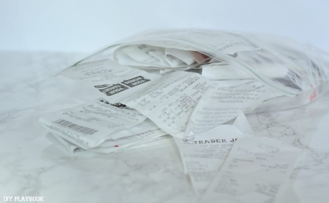 Bag-of-receipts