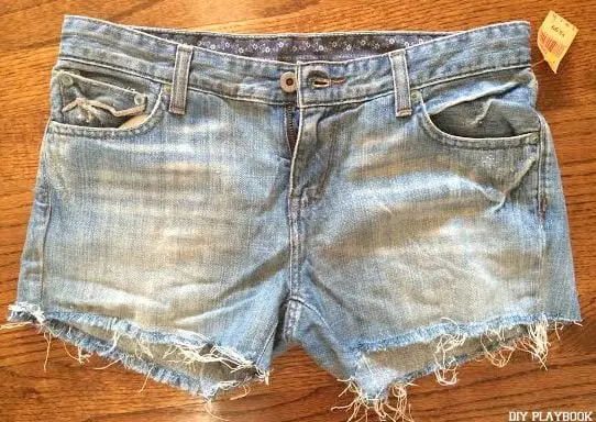 Stop fraying when your DIY jean shorts are just how you want them to look!