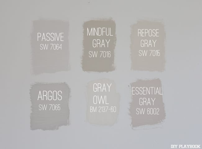Picking A Perfect Gray Paint For Your Home The Diy Playbook - Passive Grey Paint Color Sherwin Williams