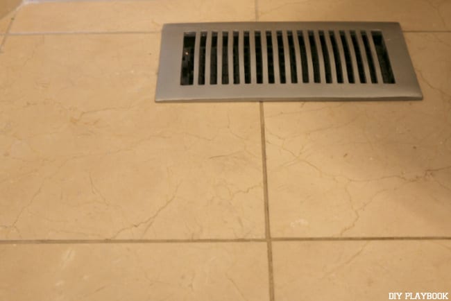 dirty grout lines