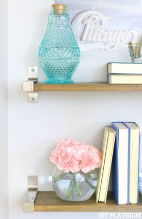 How to Style Shelves