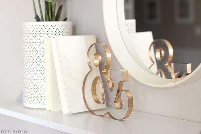 How to make a DIY lucite letter from Michaels