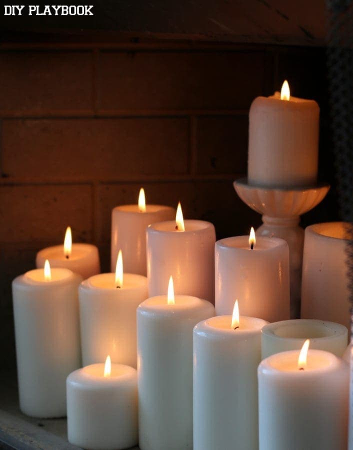 Candles are a must for adding hygge style. They create a warm glow and a calm presence. 