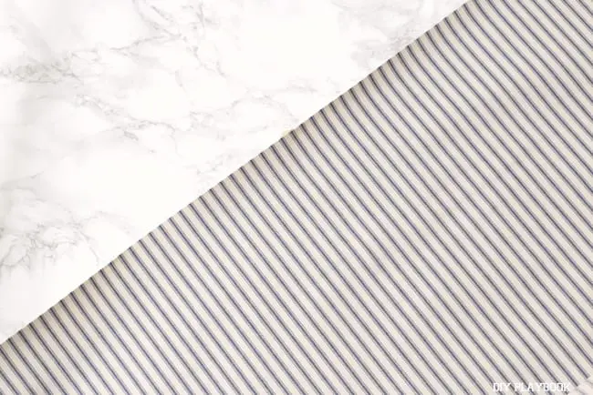 Get the fabric: DIY Faux Roman Shade | DIY Playbook
