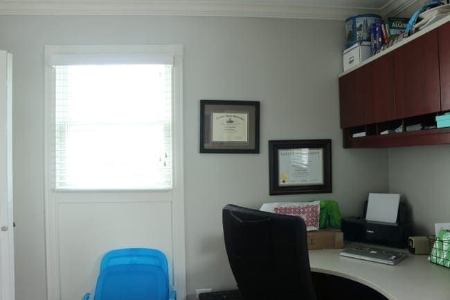 An Office turned Nursery: BEFORE Pictures