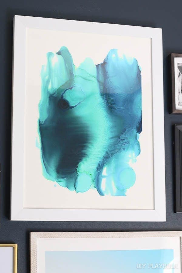 Another abstract blue piece - this one reminds me of Mexico!