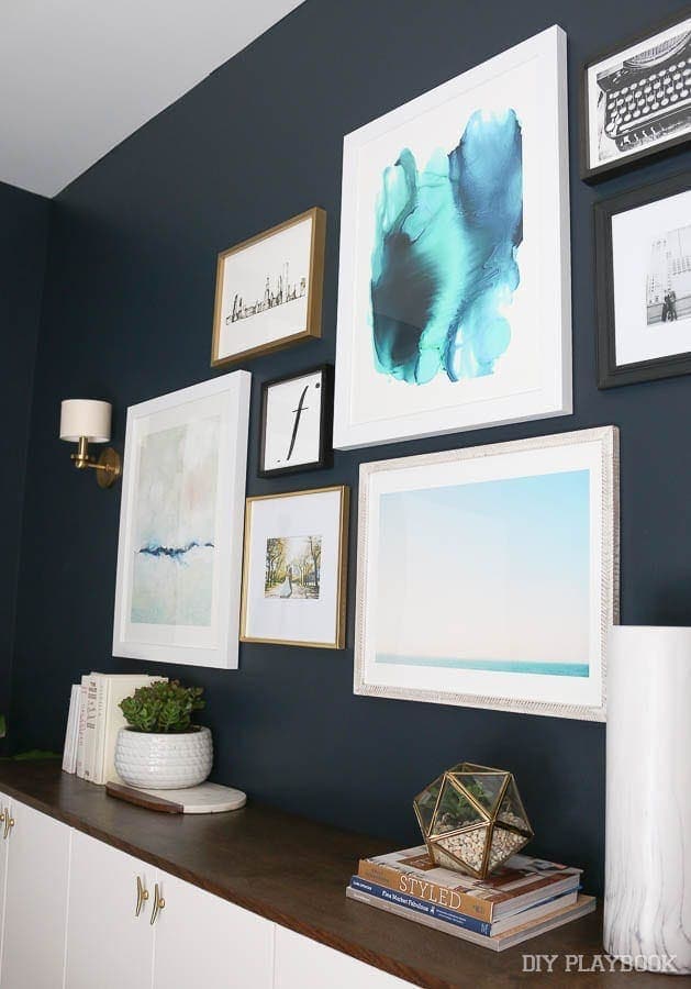 The gallery wall in the guest room has really come together! Minted has the most amazing selection of prints and frames for your home!