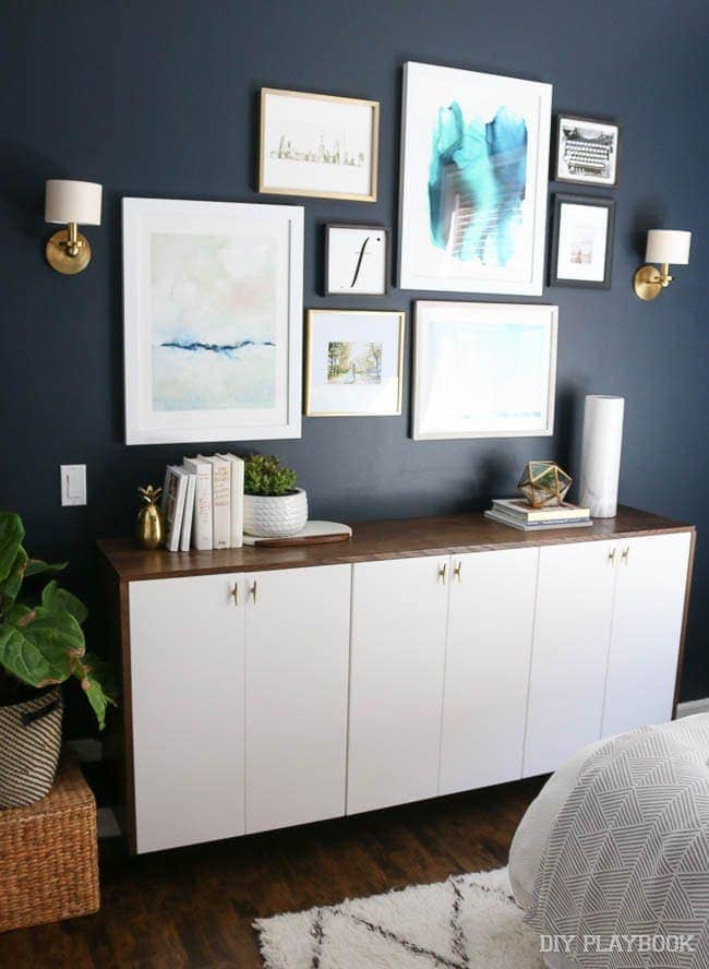 Master Bedroom Gallery Wall | Home Office Inspiration