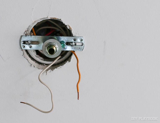 How To Install A Ceiling Light Diy, Connecting Light Fixture
