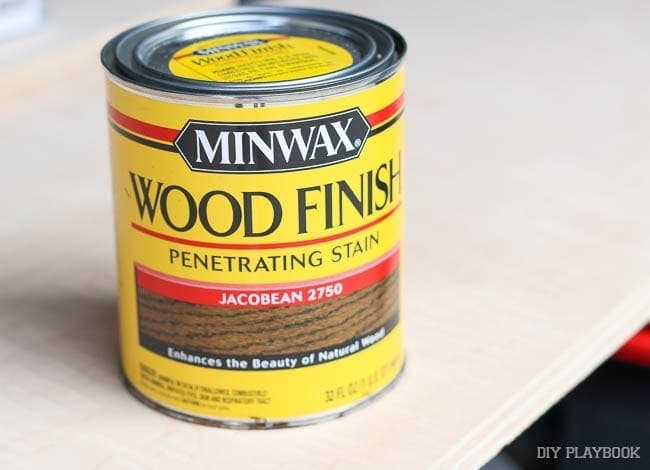 Minwax Wood Finish in Jacobean