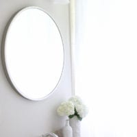Choosing a round mirror for the bathroom
