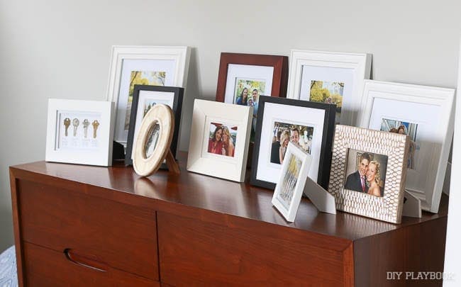 Rookie mistake of using too many picture frames