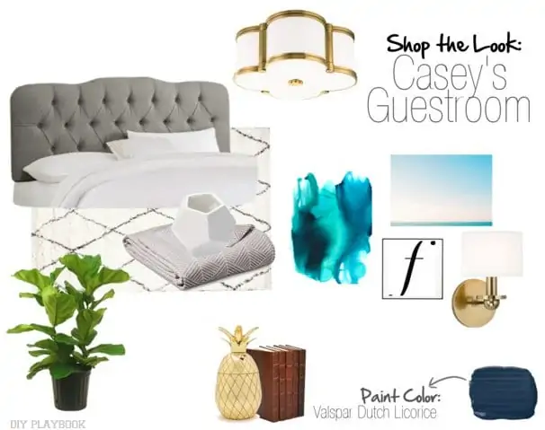 Shop the look of this guest bedroom with this item guide. 