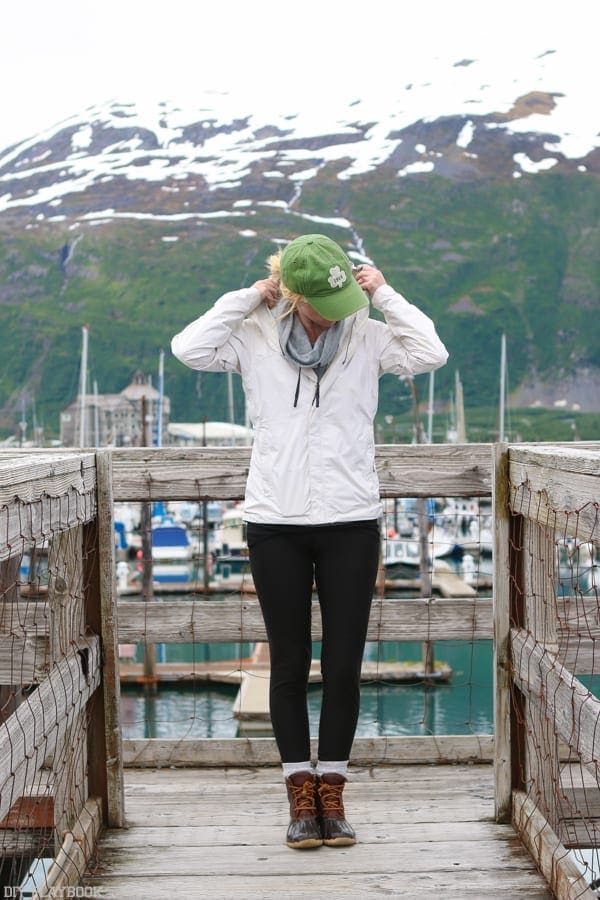 Make sure to pack in layers for the varying temperatures on an Alaskan summer day. 