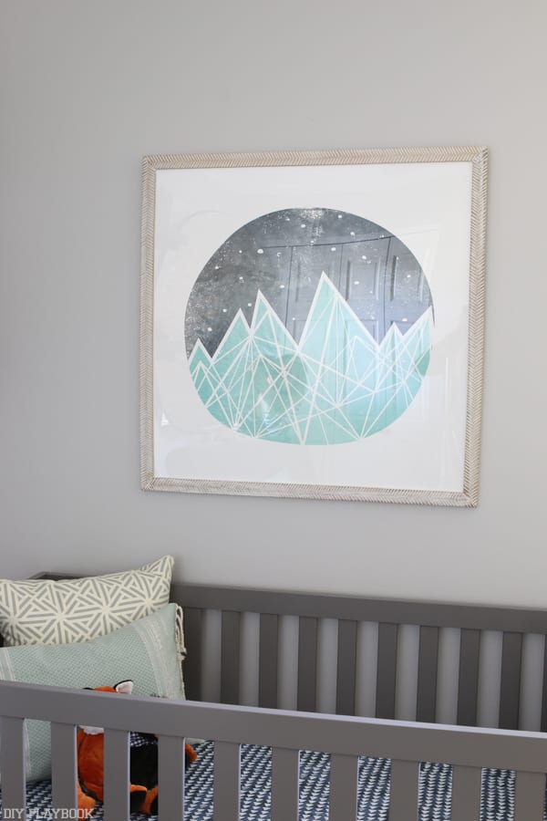 Bold Prints make a difference: Gender Neutral Nursery Reveal | DIY Playbook
