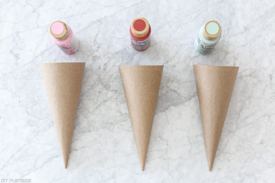 Paint Cones: DIY Ice Cream Pumpkin | DIY Playbook