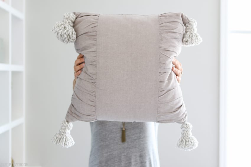 Michaels DIY crafts like this tassel pillow
