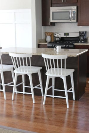 Lighter, Brighter Counter Stools on a Budget