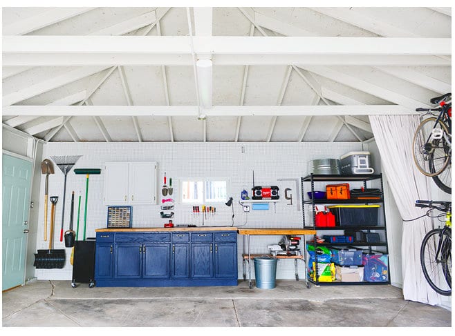 And awesome idea of a clean and beautiful garage. Definitely a huge inspiration for me when it comes to future garage organization plans!