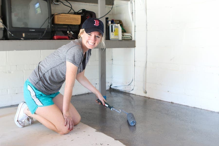 Seal the paint: Sealing Garage Floor DIY Project with Epoxy | DIY Playbook