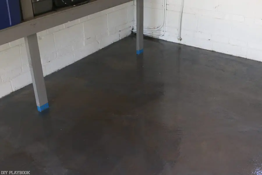 Let it dry: Sealing Garage Floor DIY Project with Epoxy | DIY Playbook