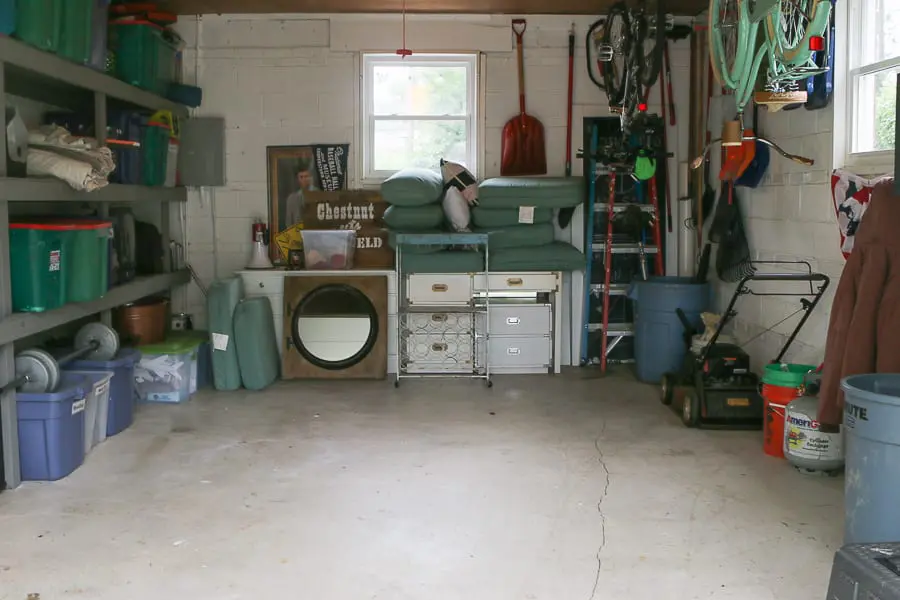 I have a lot of garage organization plans. When our garage is finished it will be a lot less cluttered and a lot more useful!