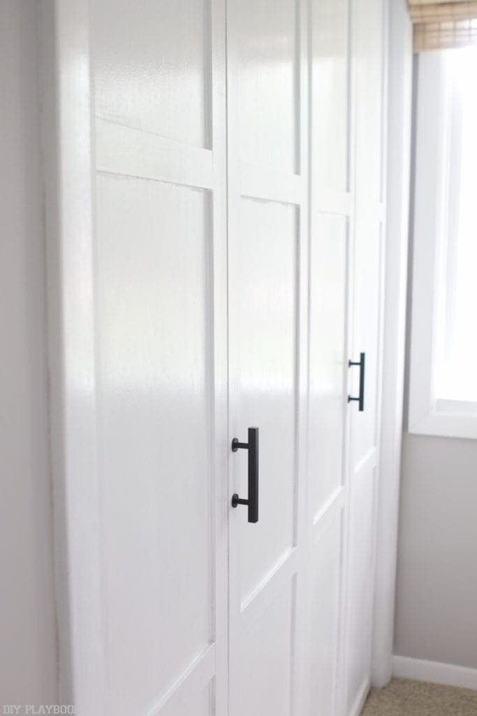 Detail- updated closet doors