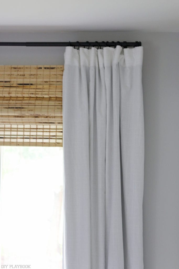 All the details- new shades and neutral curtains