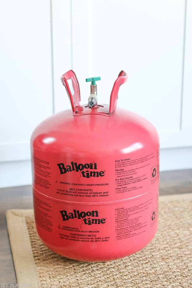 Rent a helium tank for your party needs