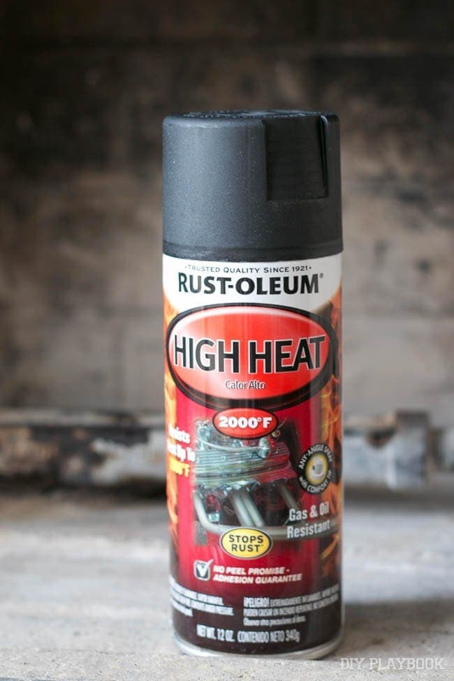 Rust-oleum high heat paint