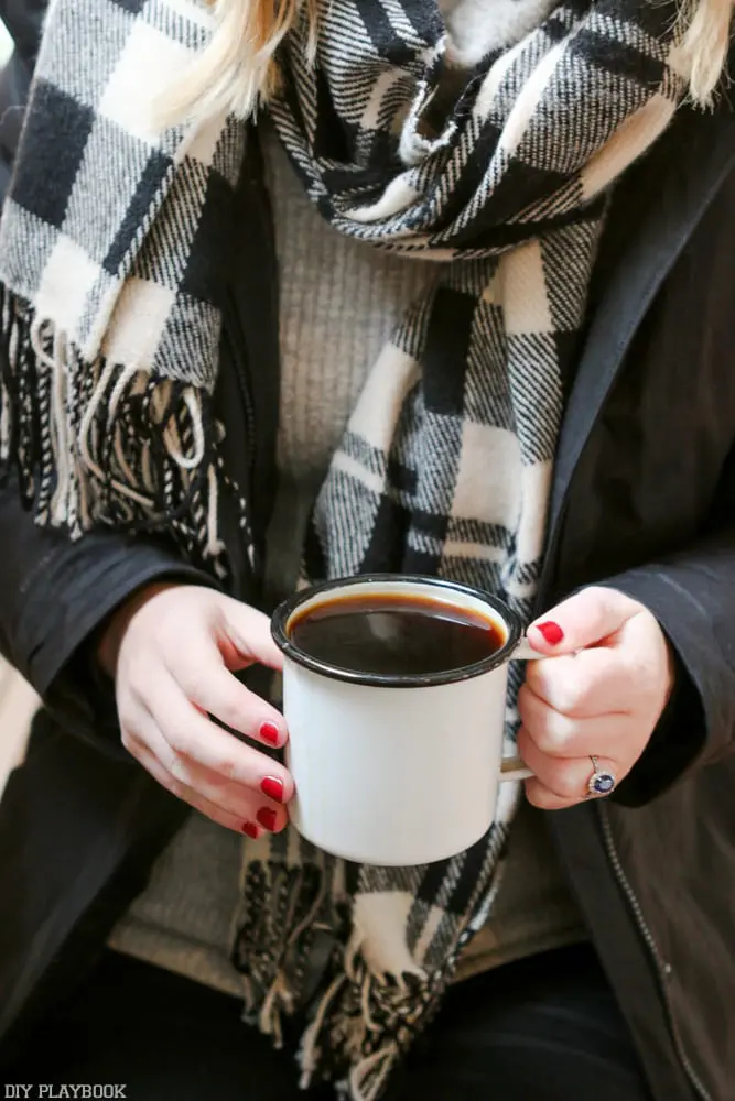 Our 5 Ways To Add Hygge To Your Home inlcuding drinking yoru favorite warm beverages when the temperatures get chilly!