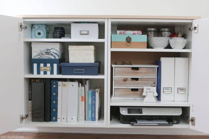 5 Ways to Add Storage & Organize your Office Space | The DIY Playbook