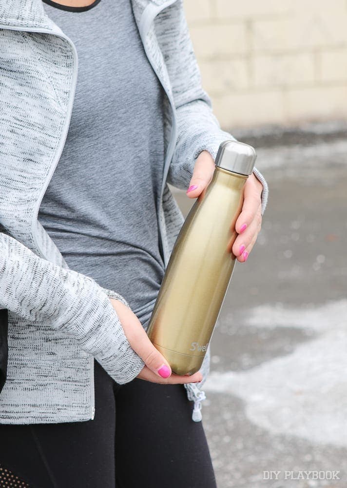 Swell Water Bottle: Workout Accessories & Fitness Goals for 2017 | DIY Playbook